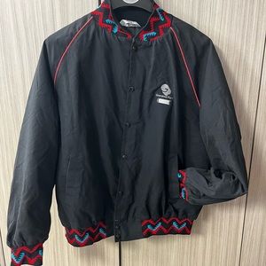 Vintage Bomber Jacket XL Rodeo Native Navajo Tribal Aztec Western streetwear y2k